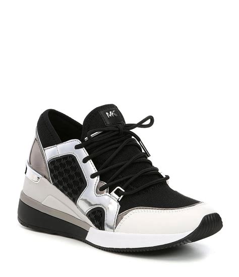 michael kors black mesh sneakers|Michael Kors low top sneakers.